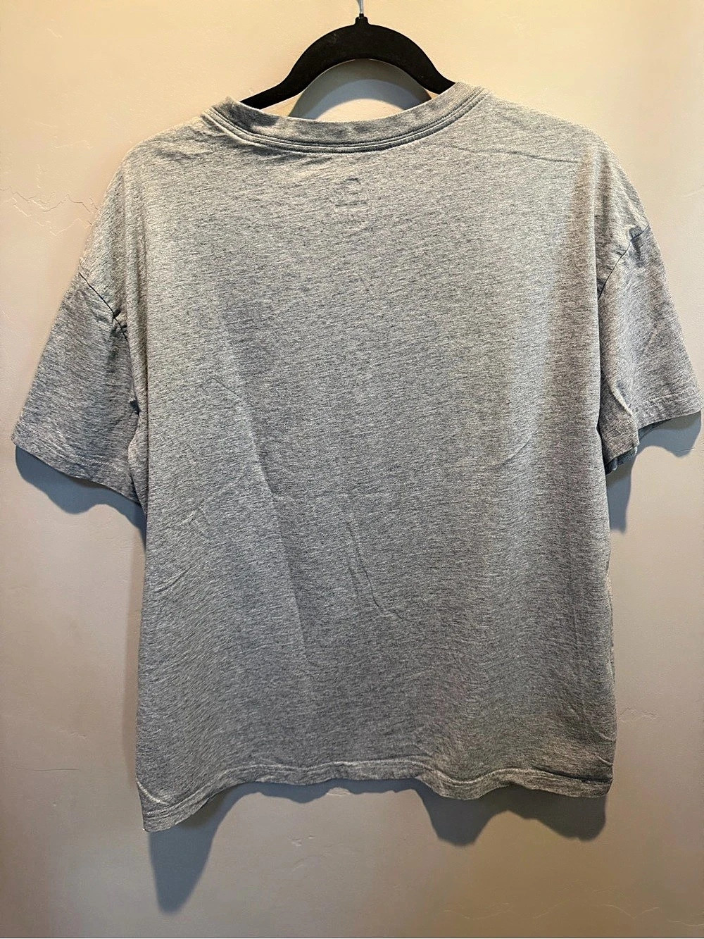 Nike The Nike Tee Rhinestone Triple Swoosh T-Shirt Rhinestone Triple Swoosh Gray - Picture 2 of 8